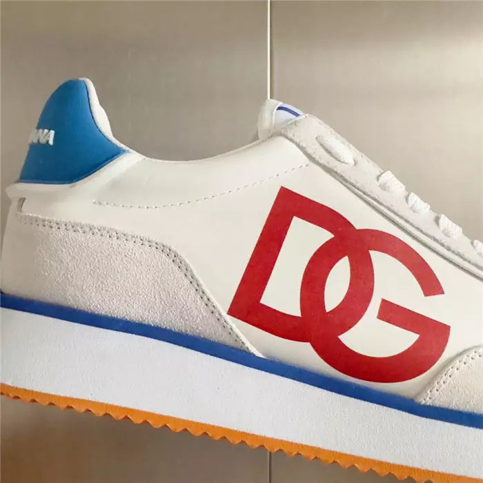 Sneakers Dolce & Gabbana Premium Quality Man A8801 White & Navy - 5