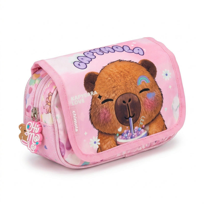 Teddy bearChimola Gatito Teddy bear design Bag School Kids Size (18) 2978 Pink - 5