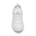 Kids Sneakers School with Adjustable Dial Laces Breathable Easy to wear dial closure alternative to laces 7590 White - 3