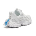Kids Sneakers School with Adjustable Dial Laces Breathable Easy to wear dial closure alternative to laces 7581 White - 2