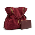 Saint Laurent Jamie shopping Leather Length 33 cm - Width 15 cm Shoulder Bag Mirror For Women 809824 Burgundy - 4