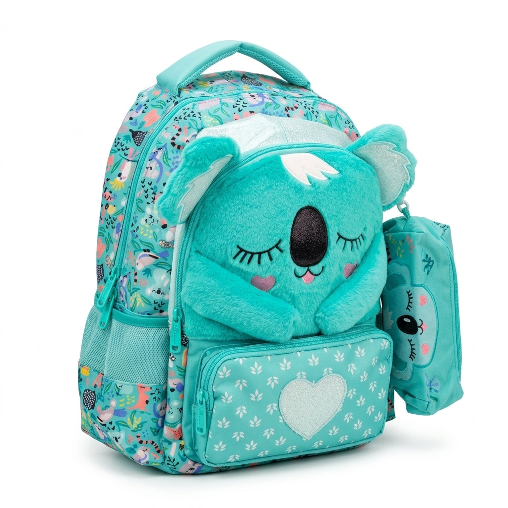 Jasminestar 3PCS Backpacks For Girls Cute School Backpacks For Students Kids 2968 Light Green - 3
