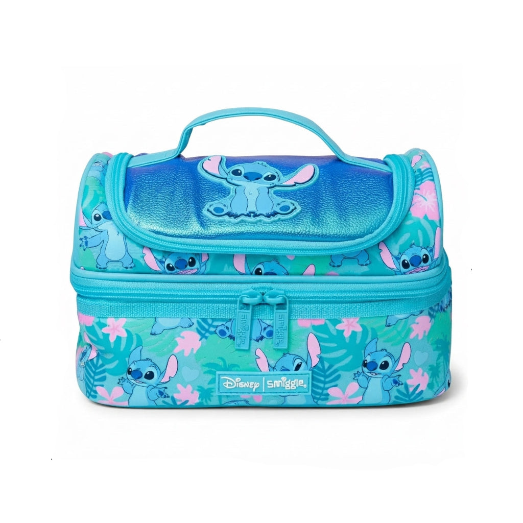 Smiggle Bags Stitch Trolley Backpack with Lunch Bag School Kids 2981 Blue - 5