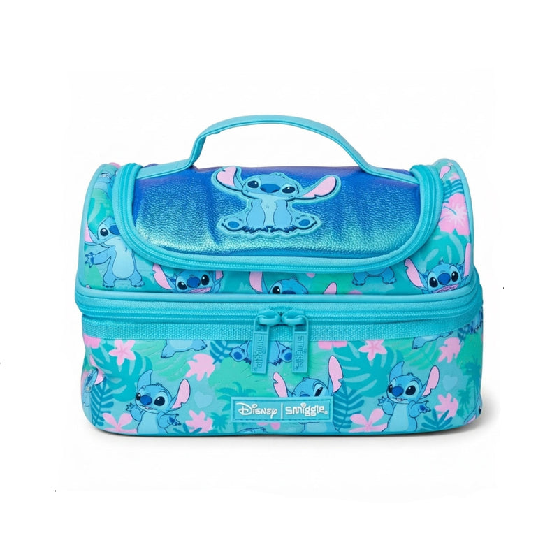 Smiggle Bags Stitch Trolley Backpack with Lunch Bag School Kids 2981 Blue - 5