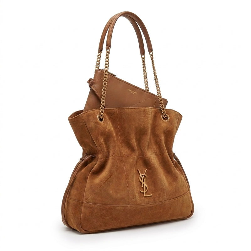 Saint Laurent Jamie shopping Leather Length 33 cm - Width 15 cm Shoulder Bag Mirror For Women 809824 Havan - 2