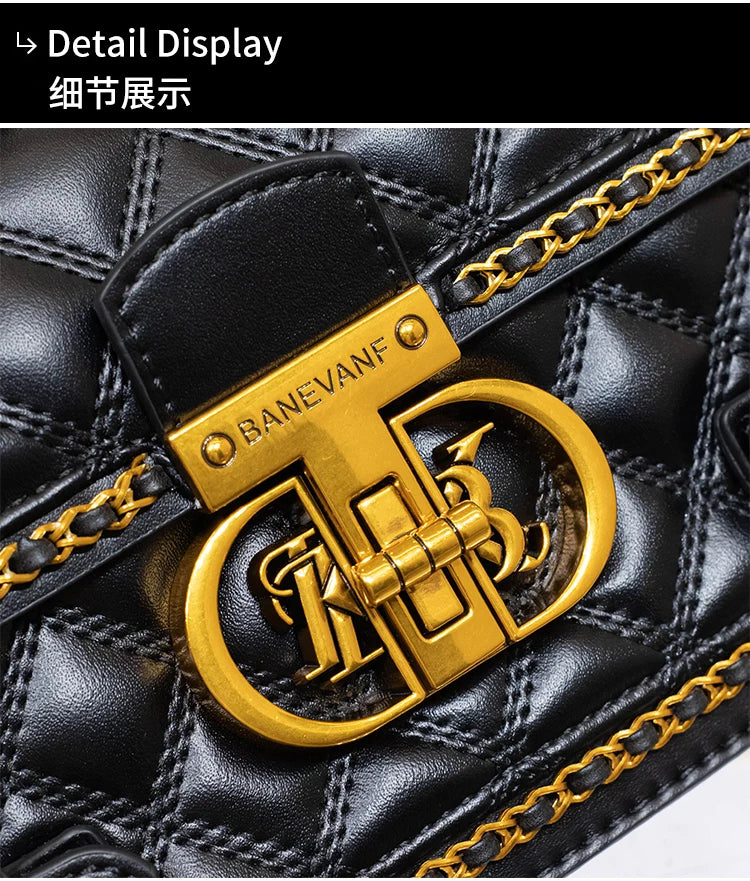 Banevanf Bag Woman High Quality Design 8766 Black