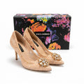 Dolce & Gabbana Bellucci Lace Pumps With Brooch heel woman 1281-1 - 4