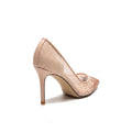 Jimmy Choo Love Sb 85 Heeled Shoes Mesh Pointed-Toe Pumps Crystal Woman 9039 - 6