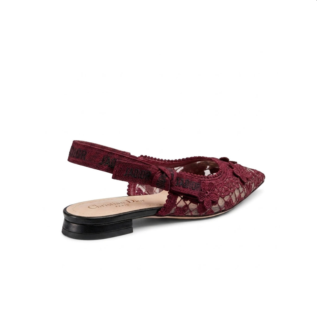 Christian Dior Ballerina D'Lace Flat Bow Woman 1688-2 - 2
