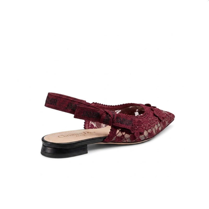 Christian Dior Ballerina D'Lace Flat Bow Woman 1688-2 - 2