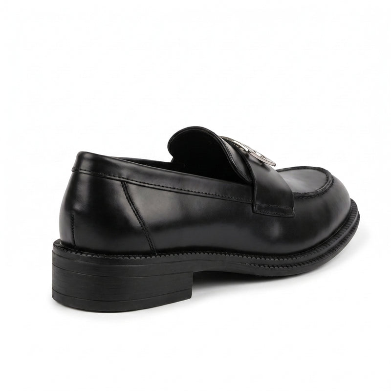 Chanel CC Interlocking Logo Size Leather Chunky Loafers Chan Woman 9808-1 - 6