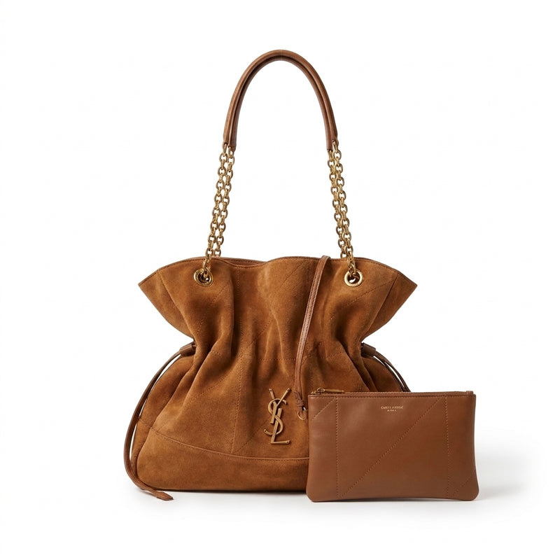 Saint Laurent Jamie shopping Leather Length 33 cm - Width 15 cm Shoulder Bag Mirror For Women 809824 Havan - 3