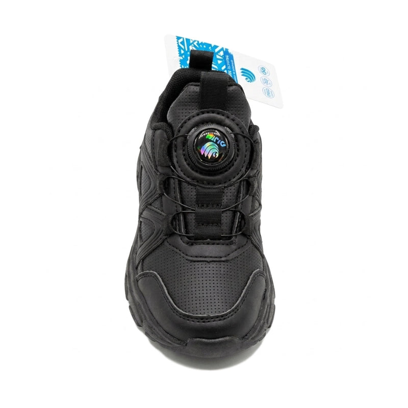 Kids Sneakers School with Adjustable Dial Laces Breathable Easy to wear dial closure alternative to laces 7597-1 Black - 3