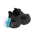 Kids Sneakers School with Adjustable Dial Laces Breathable Easy to wear dial closure alternative to laces 7596 Black - 2