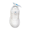 Kids Sneakers School with Adjustable Dial Laces Breathable Easy to wear dial closure alternative to laces 7599-1 White - 3