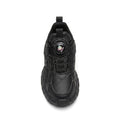 Kids Sneakers School with Adjustable Dial Laces Breathable Easy to wear dial closure alternative to laces 7581-1 Black - 3
