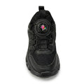 Kids Sneakers School with Adjustable Dial Laces Breathable Easy to wear dial closure alternative to laces 7590 Black - 3