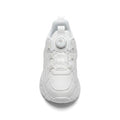 Kids Sneakers School with Adjustable Dial Laces Breathable Easy to wear dial closure alternative to laces 7596-1 White - 3
