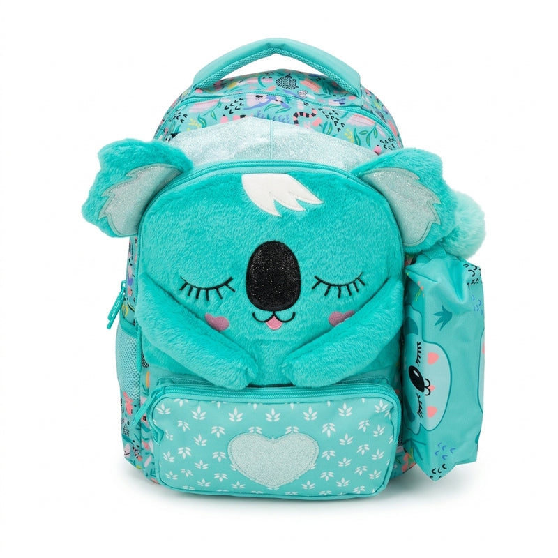 Jasminestar 3PCS Backpacks For Girls Cute School Backpacks For Students Kids 2968 Light Green - 2