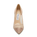 Jimmy Choo Love Sb 85 Heeled Shoes Mesh Pointed-Toe Pumps Crystal Woman 9039 - 7