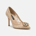 Dolce & Gabbana Bellucci Lace Pumps With Brooch heel woman 1281-1 - 1