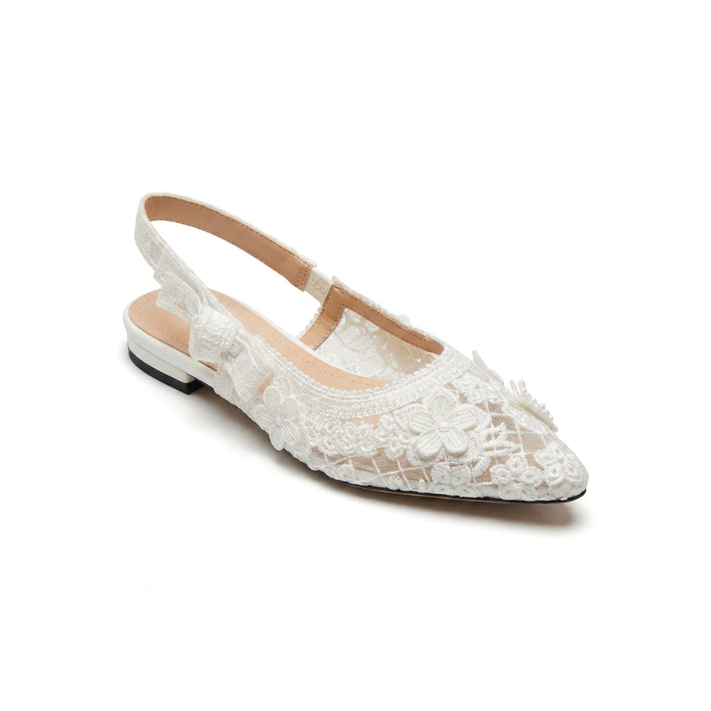 Christian Dior Ballerina D'Lace Flat Bow Woman 1688-2 - 9