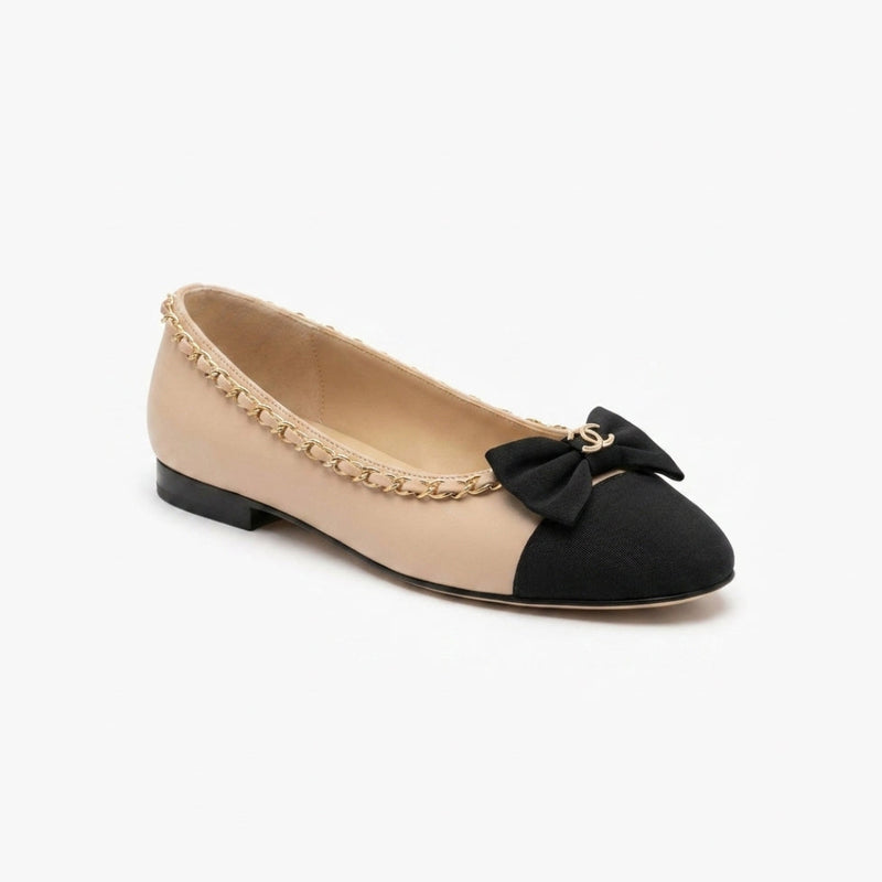 Chanel Ballerine Shoes Ballet Flat  Woman Shoes Designer Paris Brand 3216-2 - 1