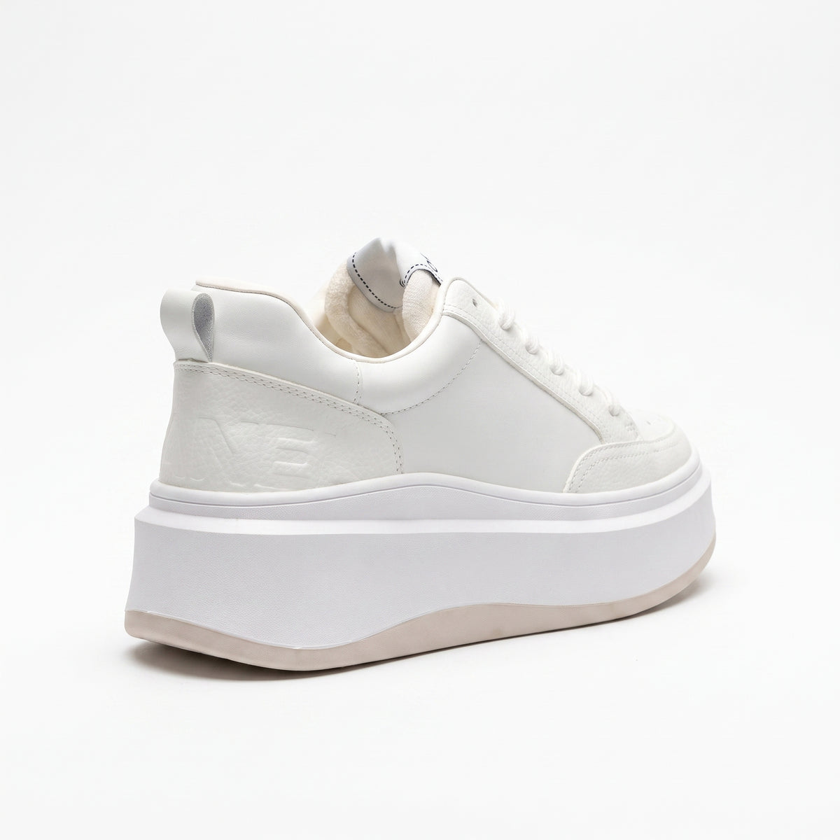 Chanel CC Womens Sneakers  leather platform with a double-C logo accent A2669 - 6
