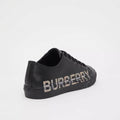 Women's Burberry sneakers featuring the classic check pattern, the Burberry logo, and a chunky sole B1850. - 6
