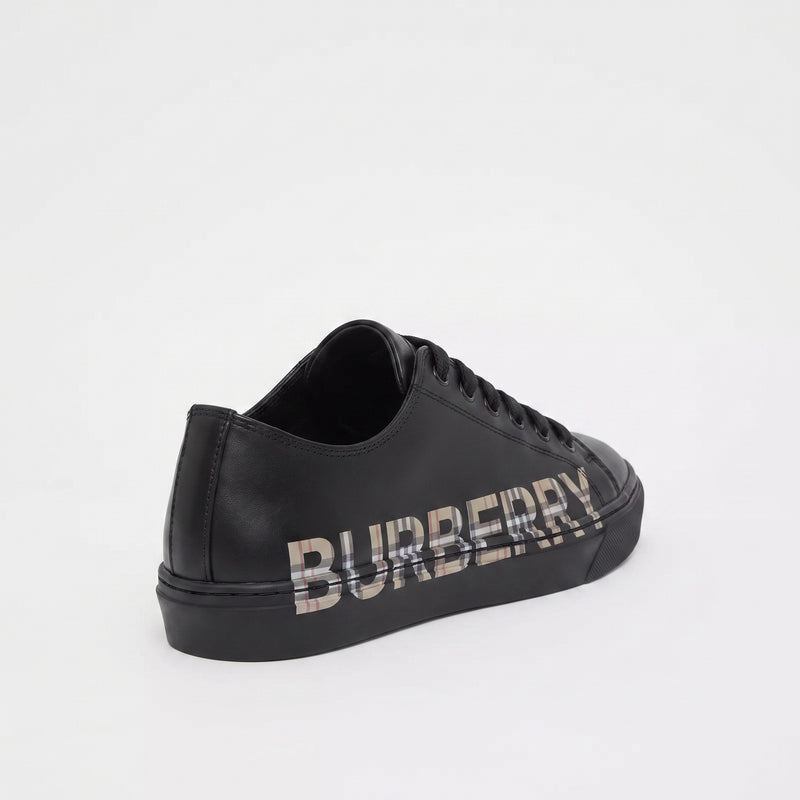 Women's Burberry sneakers featuring the classic check pattern, the Burberry logo, and a chunky sole B1850. - 6