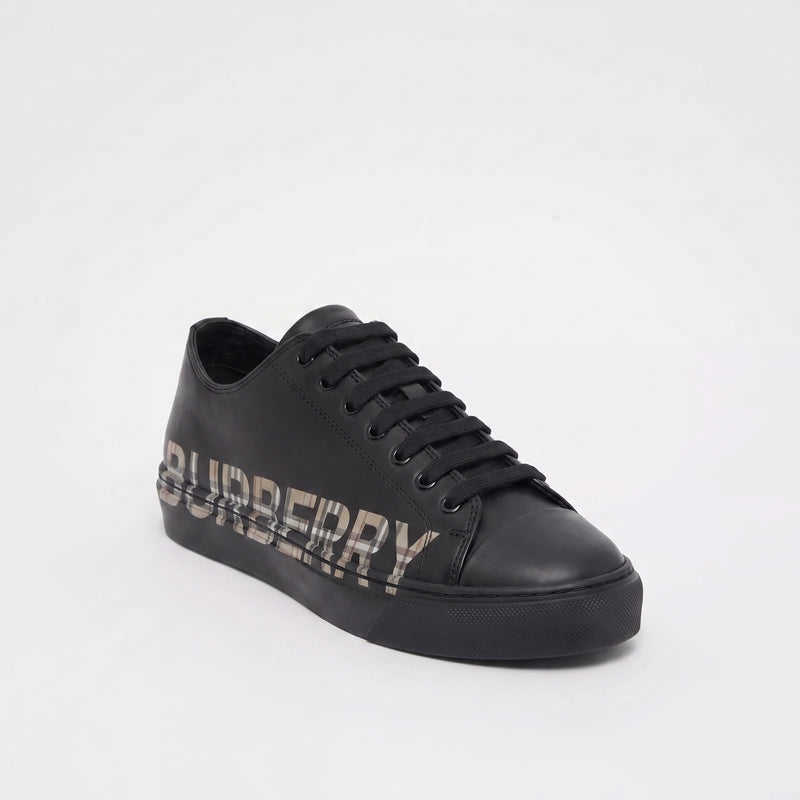Women's Burberry sneakers featuring the classic check pattern, the Burberry logo, and a chunky sole B1850. - 5
