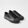 Women's Burberry sneakers featuring the classic check pattern, the Burberry logo, and a chunky sole B1850. - 8
