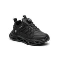 Kids Sneakers School with Adjustable Dial Laces Breathable Easy to wear dial closure alternative to laces 7590-1 Black - 1