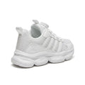 Kids Sneakers School with Adjustable Dial Laces Breathable Easy to wear dial closure alternative to laces 7582 White - 2