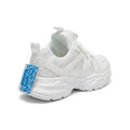 Kids Sneakers School with Adjustable Dial Laces Breathable Easy to wear dial closure alternative to laces 7597 White - 2