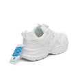 Kids Sneakers School with Adjustable Dial Laces Breathable Easy to wear dial closure alternative to laces 7599 White - 2
