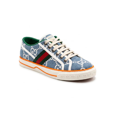 Gucci Sneakers in GG monogram denim canvas blue Woman Gu2744.