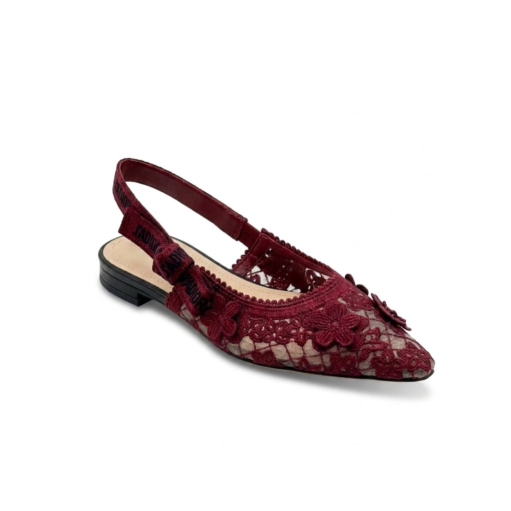 Christian Dior Ballerina D'Lace Flat Bow Woman 1688-2 - 1