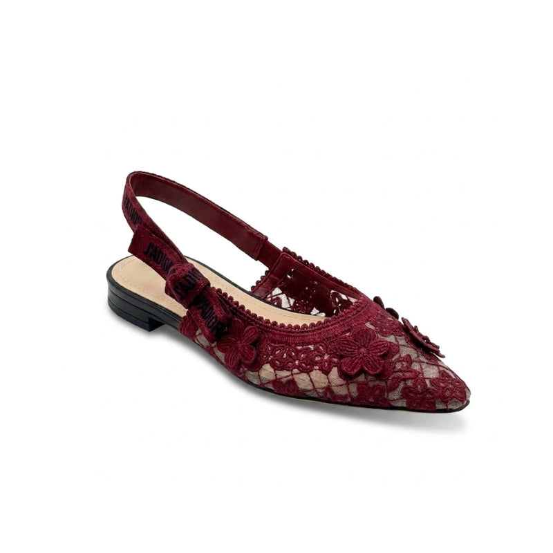 Christian Dior Ballerina D'Lace Flat Bow Woman 1688-2 - 1