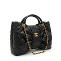 Chanel Lambskin Quilted Mini Bow Bag Woman 99888 Black - 3