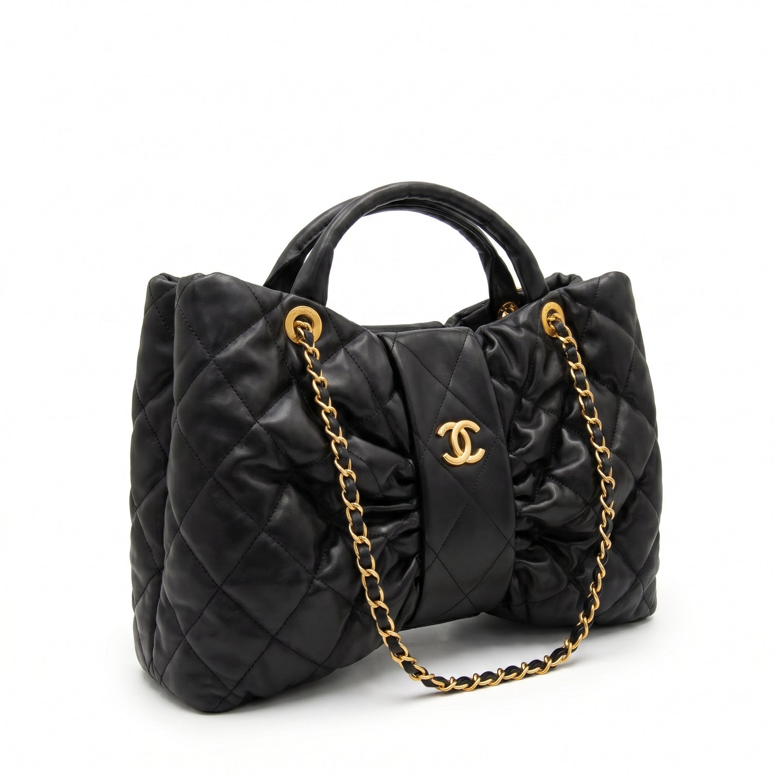 Chanel Lambskin Quilted Mini Bow Bag Woman 99888 Black - 3