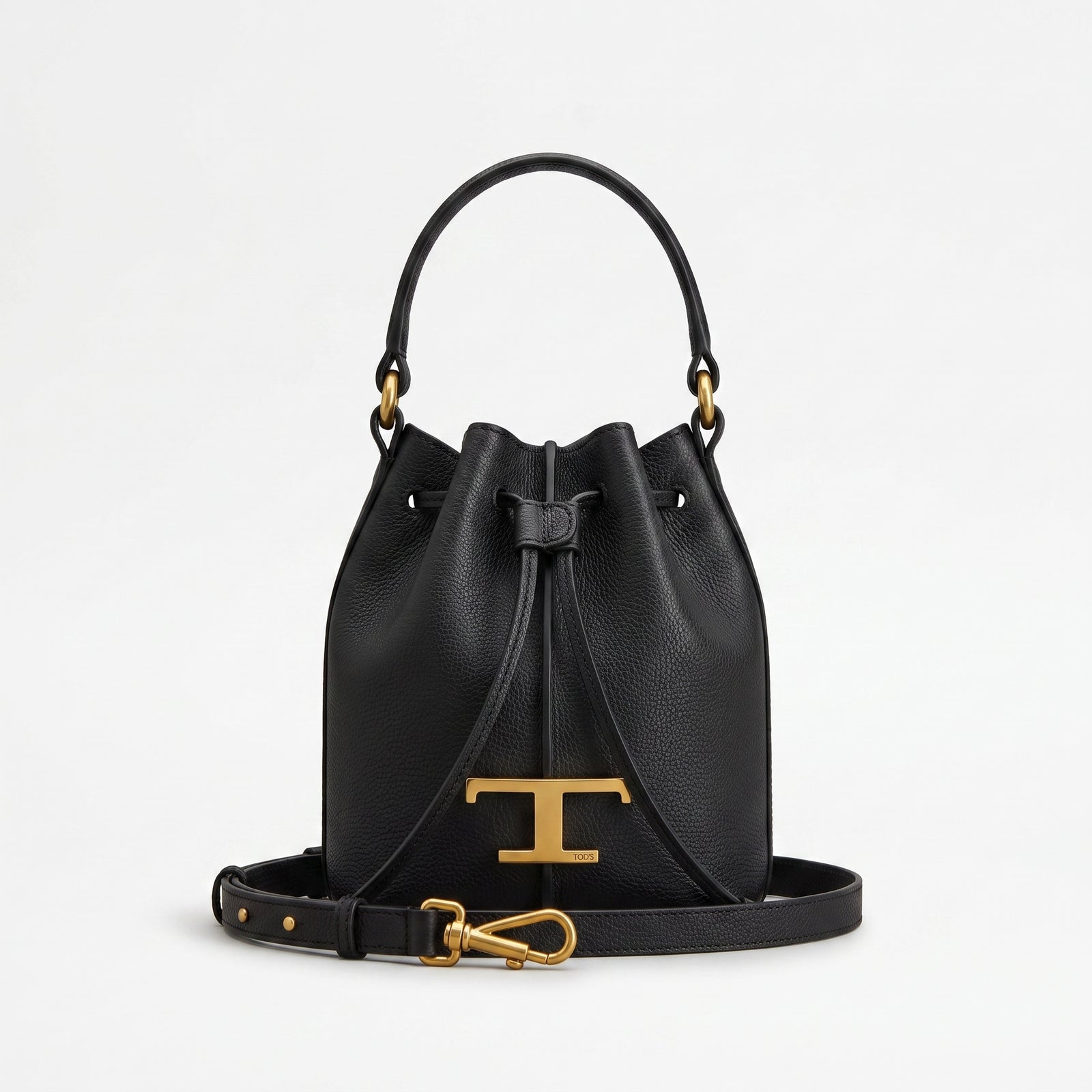 Tod's Bucket Bag with Charm – Dimensions: 20 cm (length) x 20 cm (width) Woman 8817 Black - 1