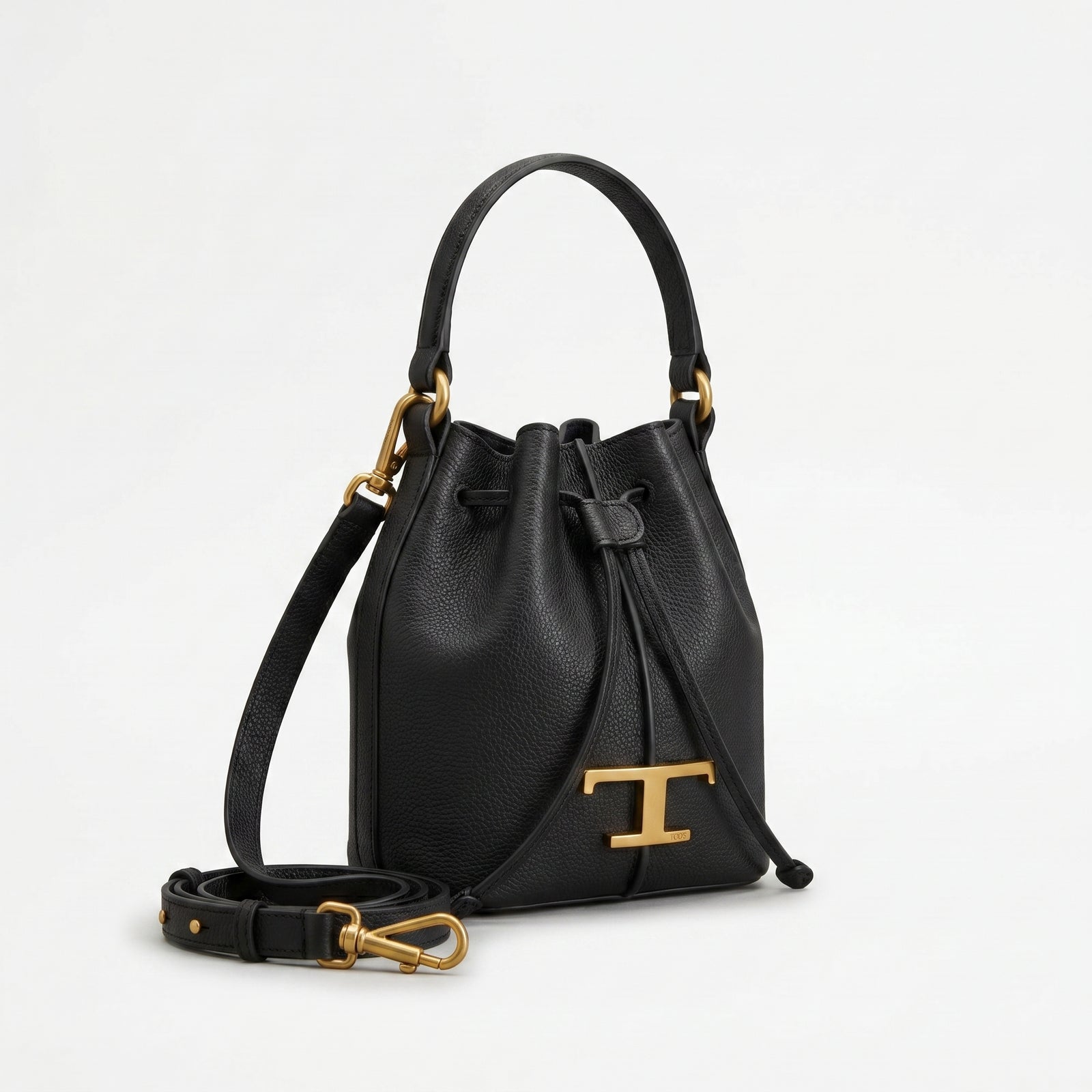 Tod's Bucket Bag with Charm – Dimensions: 20 cm (length) x 20 cm (width) Woman 8817 Black - 2