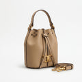 Tod's Bucket Bag with Charm – Dimensions: 20 cm (length) x 20 cm (width) Woman 8817 Beige - 2