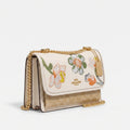 Coach crossbody bag Woman (15 cm height, 20 cm width) 978 White&Beige - 2