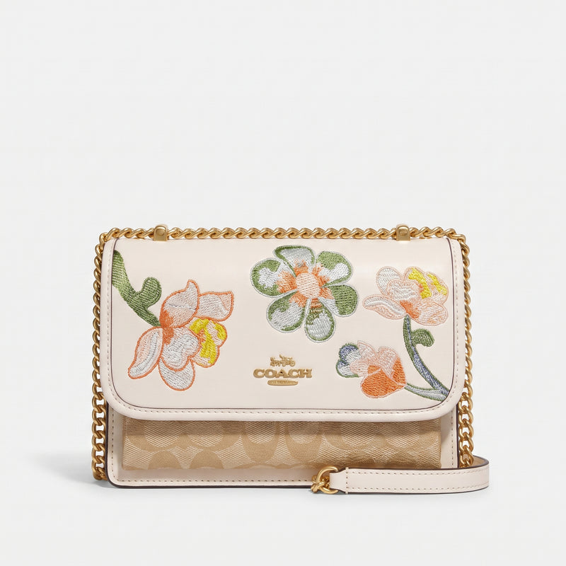 Coach crossbody bag Woman (15 cm height, 20 cm width) 978 White&Beige - 1
