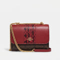 Coach crossbody bag Woman (15 cm height, 20 cm width) 978 Burgundy - 1