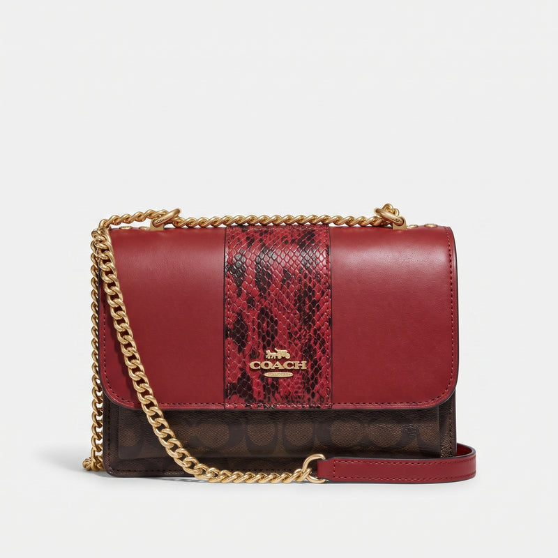 Coach crossbody bag Woman (15 cm height, 20 cm width) 978 Burgundy - 1