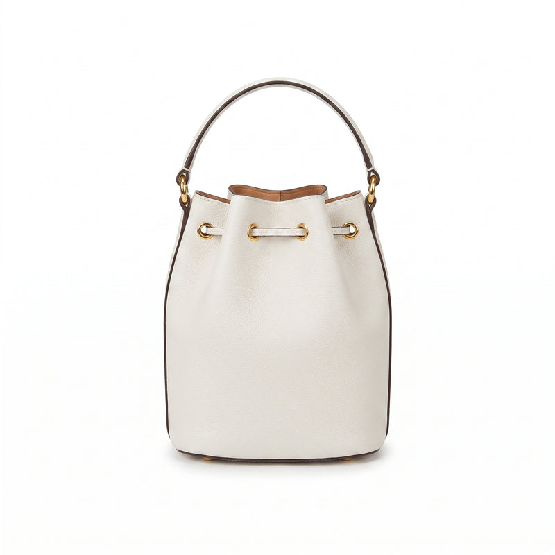 Tod's Bucket Bag with Charm – Dimensions: 20 cm (length) x 20 cm (width) Woman 8817 White - 3