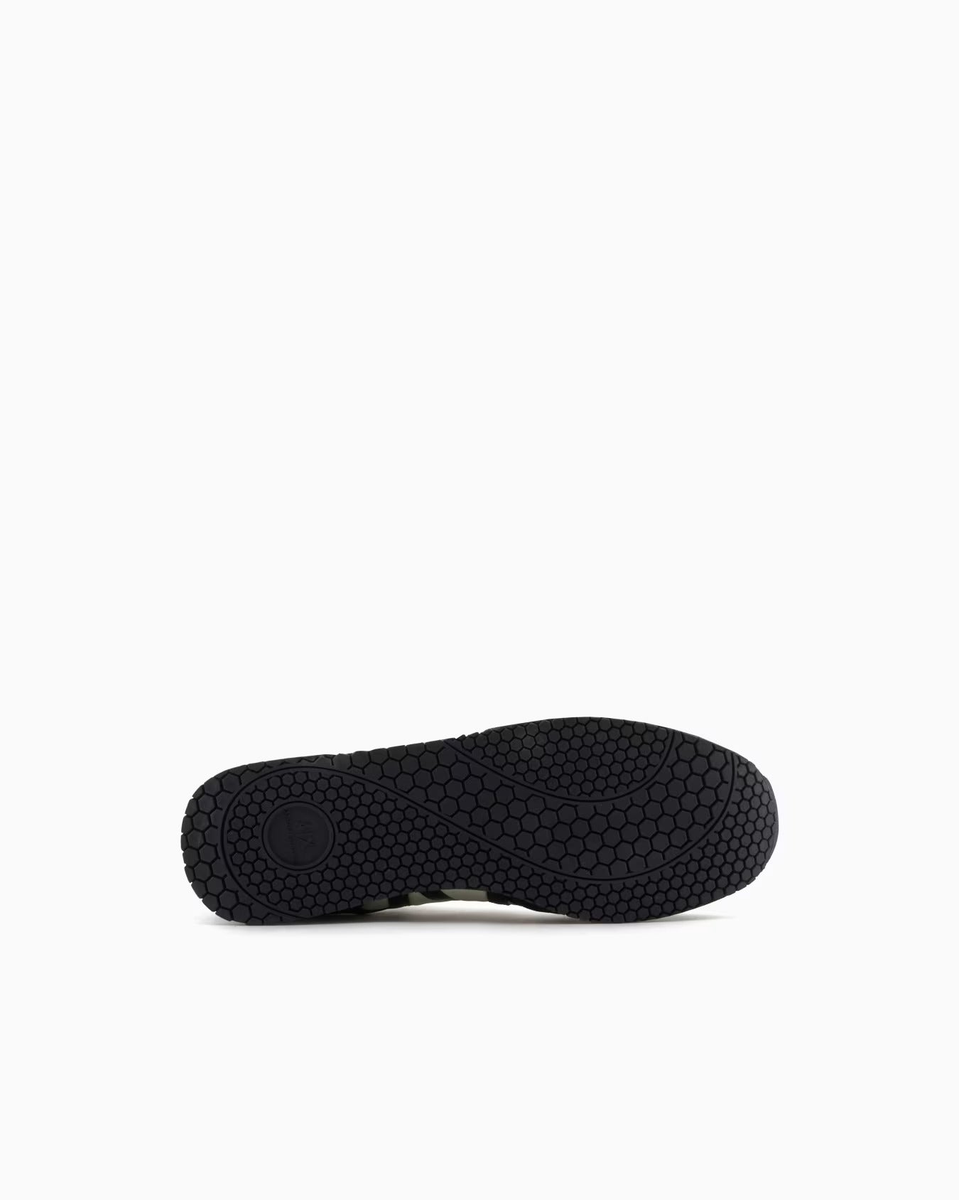 Armani Exchange Original in eco-suede mesh and nylon Sneakers Man XYX017 Black - 5